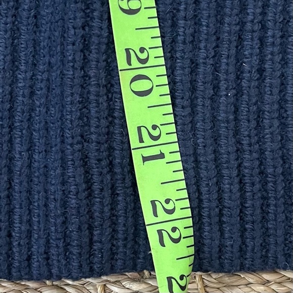 NWT Women's Banana Republic Navy Turtleneck Cable Knit Sweater, Size M - Picture 5 of 8
